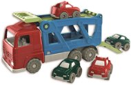 Androni Recycling Autotransporter mit 4 Autos - 49 cm - Spielzeugauto-Set