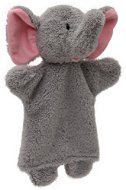 Slon 27cm šedý, maňásek - Hand Puppet