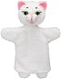 Kočička bílá 26cm, maňásek - Hand Puppet