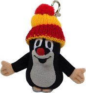 Little Mole 10cm, Red Cap, Carabiner - Soft Toy