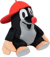 Mole 31cm Sitting, Cap Red - Soft Toy