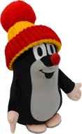 Soft Toy Little Mole 25cm Red and Yellow Cap - Plyšák
