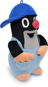 Little Mole 26cm in Pants, Blue Cap - Soft Toy