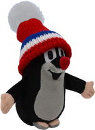 Little Mole 15cm Red Tricolour Cap - Soft Toy