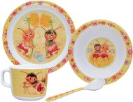 Set of Dishes, 4 pieces, Bee Bears - Children's Dining Set