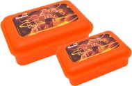 Súprava svačinových boxov, 2-dielna, Hurvínek Múzeum oranžový - Desiatový box