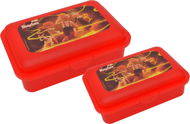 Snack Box Set, 2 pieces, Hurvínek Museum Red - Snack Box