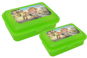 Snack Box Set, 2 pieces, Hurvínek Street, Green - Snack Box