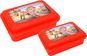 Snack Box Set, 2 pieces, Hurvínek Street, Red - Snack Box