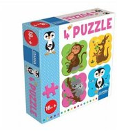 4 penguin puzzles - Jigsaw