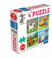 4 puzzle – myška - Puzzle