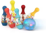 Educational Toy Bowling Set with Glowing Ball - Didaktická hračka