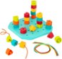 Navliekacie a stohovacie tvary Count & Match - Navliekacia hračka