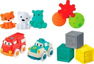 Súprava senzorických hračiek s autíčkami a zvieratkami - Hračka pre najmenších