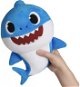 Alum Baby Shark plush battery operated with sound- blue - Soft Toy