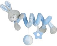 Cot toy Spiral rabbit - blue - Baby Toy
