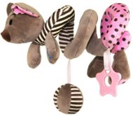 Crib toy Spiral Mouse - pink - Baby Toy
