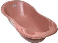 Anatomical bathtub with drain 102 cm Lux meteo pink - Tub