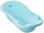 Anatomical bathtub with drain 102 cm Lux Puppy and Cat blue - Tub
