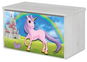 Truhla BabyBoo Box na hračky s motivem Unicorn - Truhla