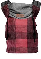 ByKay CLICK CARRIER REVERSIBLE Red Plaid Kangaroo - Baby Carrier