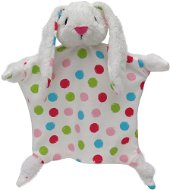 Rabbit 30 cm white, knotted puppet - Baby Sleeping Toy