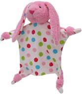 Rabbit 30 cm pink, knotted puppet - Baby Sleeping Toy