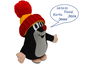 Moravská ústředna Brno, Mole 20 cm talking, red-yellow kulich, 1+ - Soft Toy