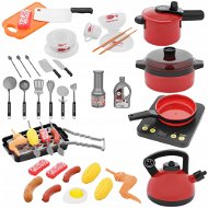 ISO 11246 Set of kitchen utensils for children XXL 44 pieces - Toy Kitchen Utensils