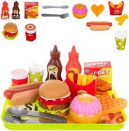Potraviny do detskej kuchynky ISO Plastový Fast food súprava pre deti - Jídlo do dětské kuchyňky