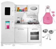 Malatec XXL Children's wooden kitchen KD4582 white - Play Kitchen