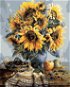 Diamondi - Diamond painting - Sunflower flower in autumn and winter, 40x50 cm, without frame and wit - Diamond Painting