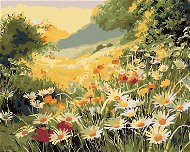 Diamondi - Diamond painting - SUMMER MEADOW, 40x50 cm, without frame and without canvas shut off - Diamond Painting