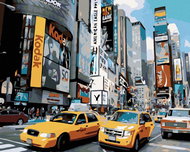 Diamondi - STREET IN NEW YORK, 40x50 cm, without frame and without canvas shut off - Diamond Painting