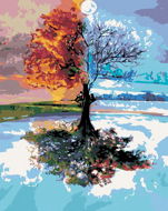 Diamondi - Diamond Painting - FOUR SEASONS, 40x50 cm, without frame and without canvas shut off - Diamond Painting