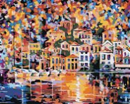 Diamondi - Diamond painting - CITY IN COLOURS, 40x50 cm, without frame and without canvas switching  - Diamond Painting