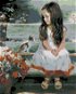 Diamondi - Diamond painting - Little girl with a corner, 40x50 cm, without frame and without canvas  - Diamond Painting