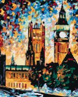 Diamondi - Diamond painting - BIG BEN IN COLOURS, 40x50 cm, without frame and without canvas - Diamond Painting