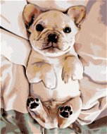 Diamondi - Diamond painting - LITTLE PUPPIES, 40x50 cm, without frame and without canvas shut off - Diamond Painting