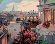 Diamondi - Diamond painting - PARIS FROM THE BALCONY, 40x50 cm, without frame and without canvas shu - Diamond Painting