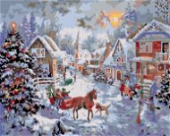 Diamondi - Diamond Painting - CHRISTMAS IN A SMALL COVER, 40x50 cm, without frame and without canvas - Diamond Painting
