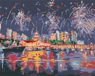 Diamondi - Diamond painting - FIREWORKS IN THE SOCHE, 40x50 cm, without frame and without canvas shu - Diamond Painting