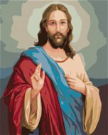 Diamondi – Diamantové maľovanie – JEŽIŠ KRISTUS, 40 × 50 cm, bez rámu a bez vypnutia plátna - Diamantové maľovanie