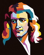 Diamondi - COLOUR ISSAC NEWTON, 40x50 cm, off canvas on frame - Diamond Painting
