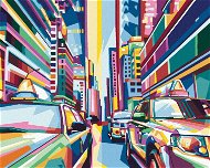 Diamondi - Diamond painting - COLORFUL CITY OF NEW YORK, 40x50 cm, without frame and without canvas  - Diamond Painting