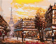 Diamondi - Diamond painting - ROSE STREET IN PARIS, 40x50 cm, without frame and without canvas shut  - Diamond Painting
