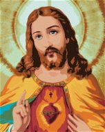 Diamondi - Diamond painting - JESUS CHRIST II, 40x50 cm, Off canvas on frame - Diamond Painting