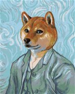 Diamondi - Diamond painting - VINCENT VAN GOGH WITH A DOG'S HEAD, 40x50 cm, without frame and withou - Diamond Painting