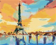 Diamondi - Diamond Painting - EIFFEL'S TOWER AND BRIDGE, 40x50 cm, without frame and without canvas  - Diamond Painting
