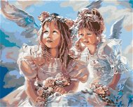 Diamondi - Diamond painting - ANGELS, 40x50 cm, without frame and without canvas shut off - Diamond Painting